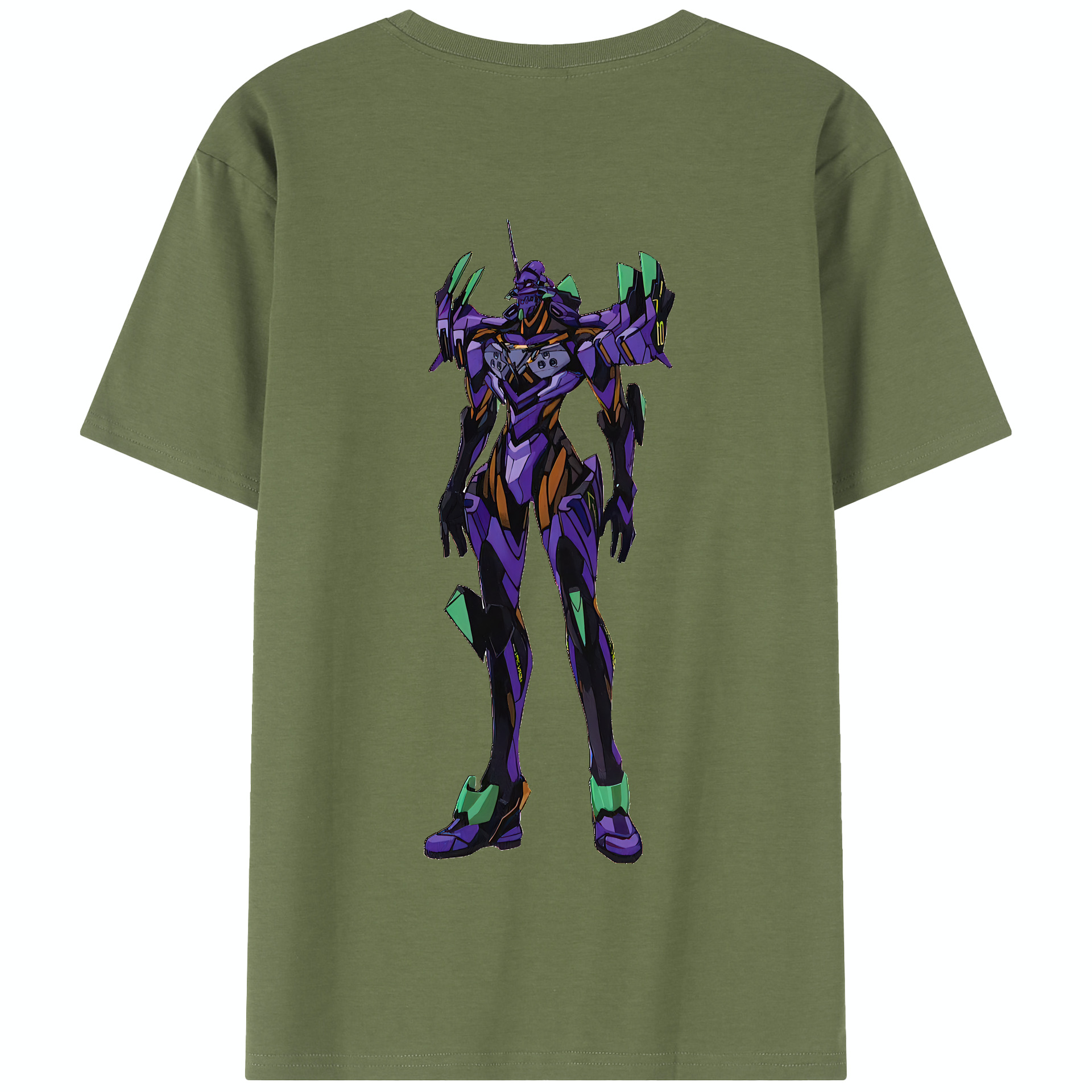 （画像用） EVA 新世紀エヴァンゲリオン 綿100％半袖Tシャツ（背面プリント）